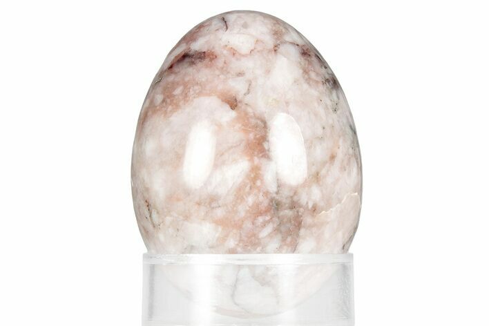 Polished Strawberry Quartz Egg - South Africa #356217